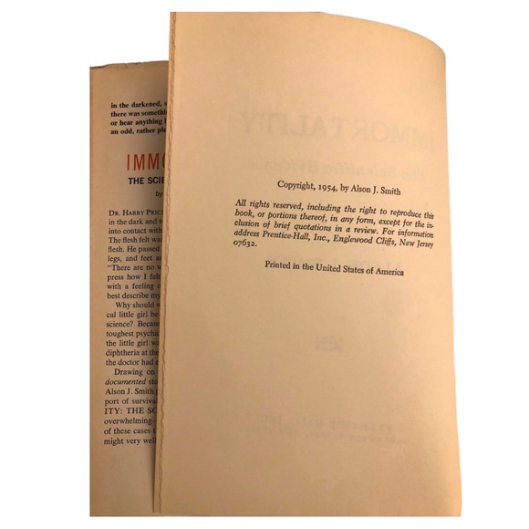 Immortality: The Scientific Evidence by Alson J. smith Hardcover Book 1954 - Picture 5 of 9